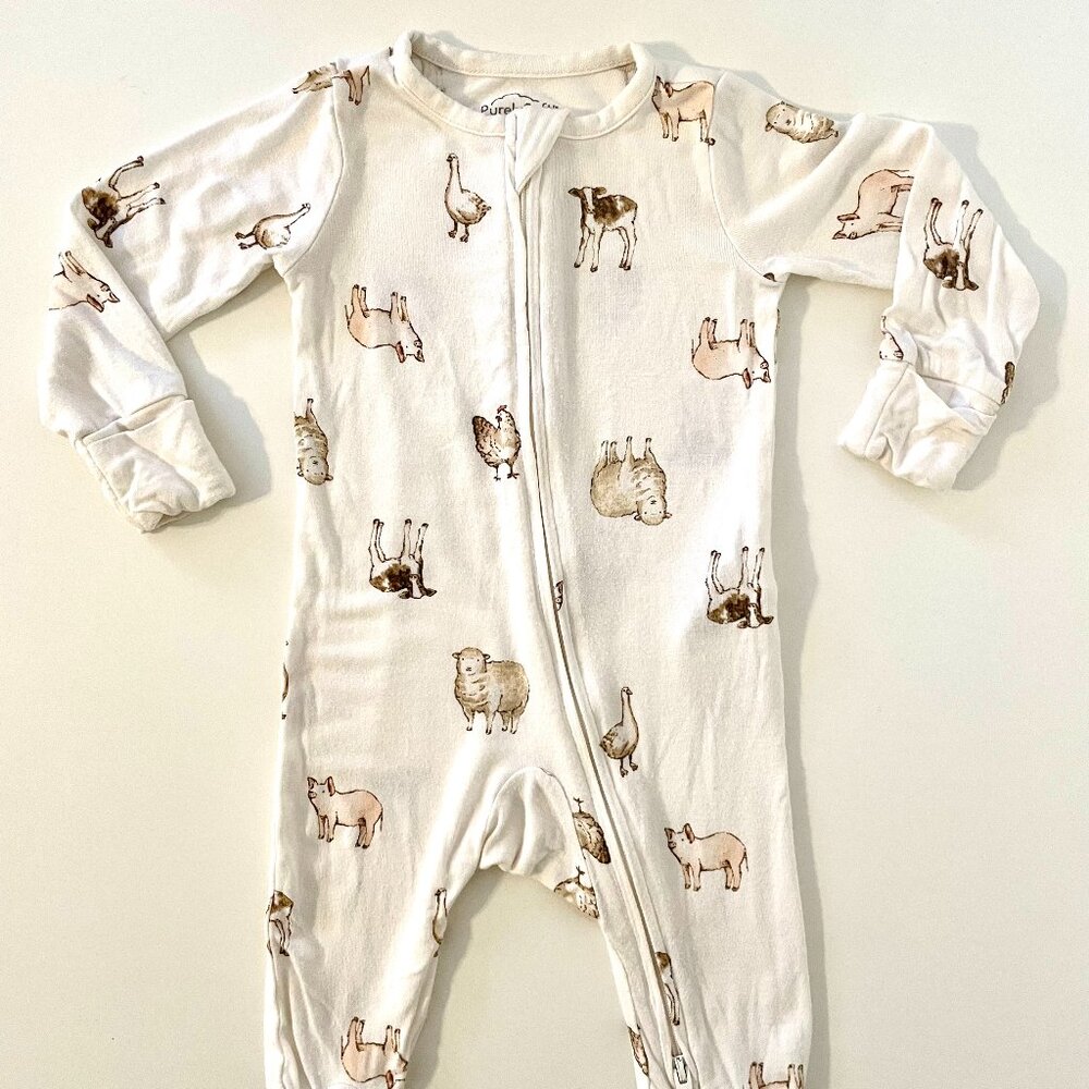 Carter's Purely Soft Sleep and Play pajamas Barnyard Animals